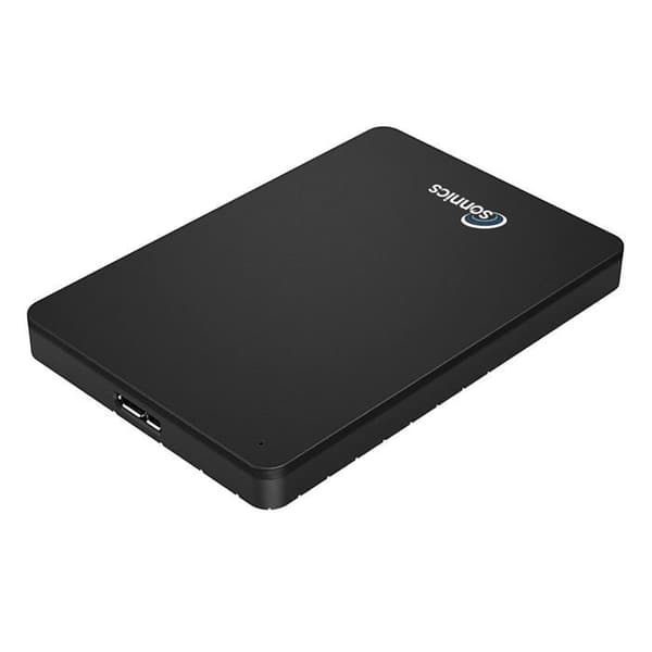 Extern hårddisk Sonnics 500GB USB 3.0 Externa bärbara hårddiskar för Windows PC, Mac, Smart TV, Xbox One - PS4, Svart