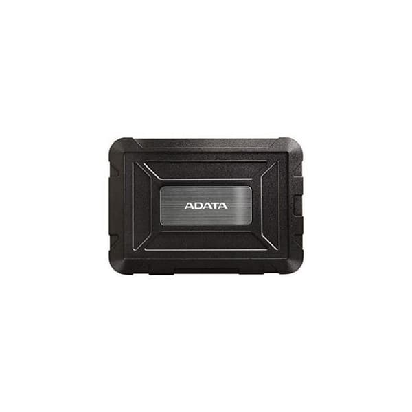 Externt hölje 2,5" SATA 6Gb-s 600 MB-s USB 3.0 svart - ADATA - ED600 - Stöt- och vattentålig Svart