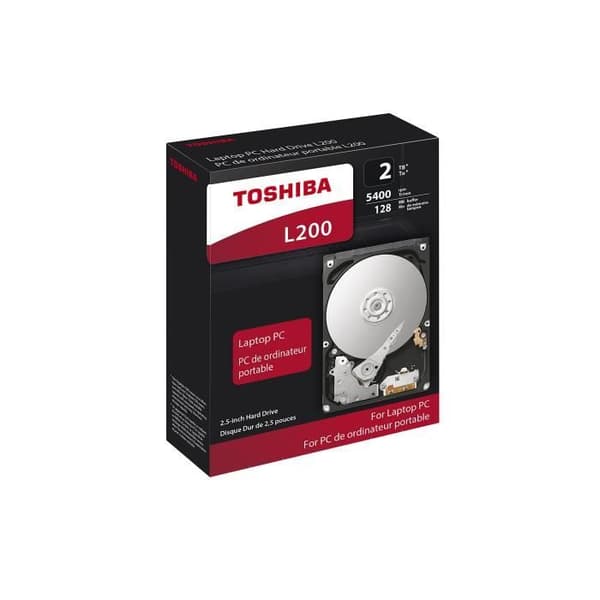 2,5" 2TB SATA intern hårddisk - Toshiba HDWL120UZSVA