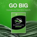 Miniatyrbild 3 av 4: Seagate 8 TB BarraCuda intern hårddisk - SATA 6 Gb/s - 3,5" - 7200 RPM - 64 MB cache