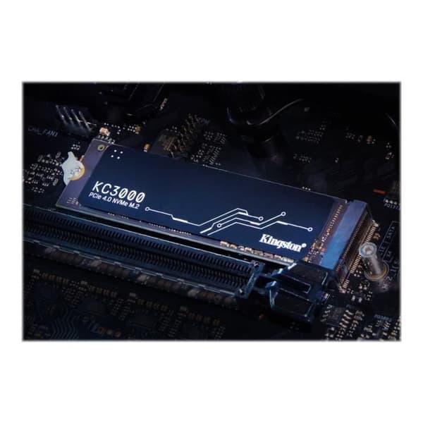 KINGSTON - Intern SSD - KC3000 - 512GB - M.2 NVMe (SKC3000S/512G)