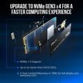Miniatyrbild 4 av 5: Intern Solid State Drive - PNY - CS1030 M.2 GEN3 - 250 GB - NVMe (M280CS1030-250-RB)