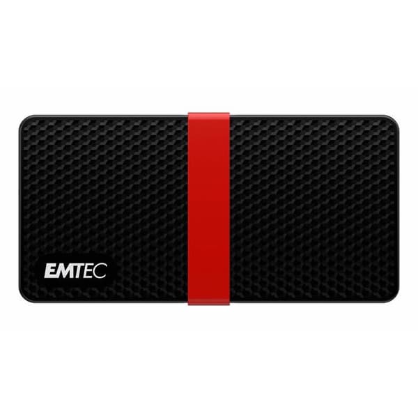 Emtec Design, effektivt och säkert lagringspaket: Bärbar SSD-enhet - 3.1 Gen1-256 GB + USB-nyckel - 3.1-32 GB -