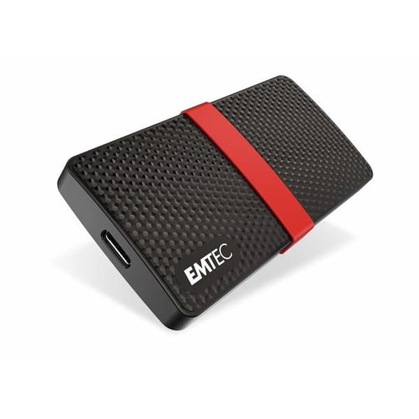 Emtec Design, effektivt och säkert lagringspaket: Bärbar SSD-enhet - 3.1 Gen1-256 GB + USB-nyckel - 3.1-32 GB -