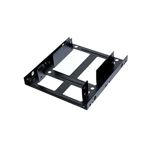ULTRON 2,5'' HDD/SSD monteringsram - Intern duo - Svart metall
