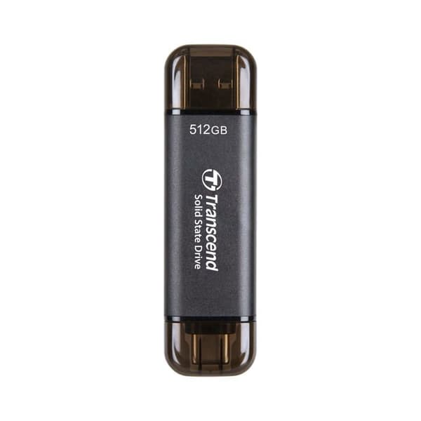 Transcend ESD310C 512 GB Extern Solid State Drive Svart