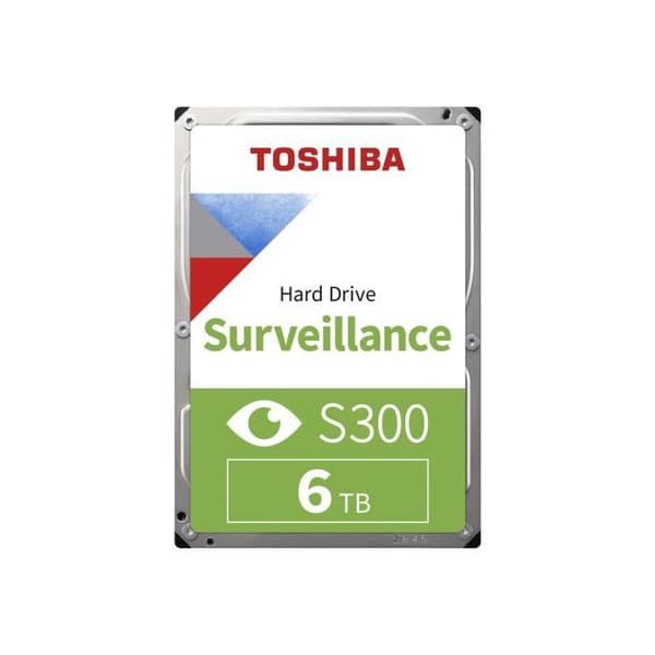 Toshiba S300 Surveillance intern hårddisk - 6 TB - SATA 6 Gb/s