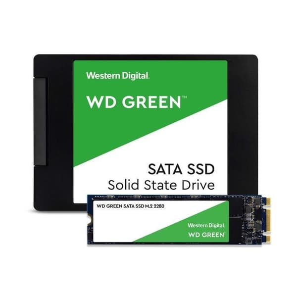 WESTERN DIGITAL SATA SSD-hårddisk - 2TB intern - 2,5" format - Grön