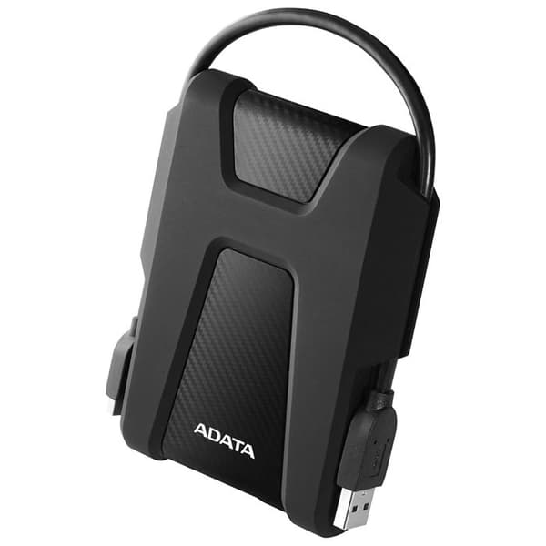 ADATA HD680 extern hårddisk - 1000 GB - USB 3.0 - Drivs av USB-port - Svart