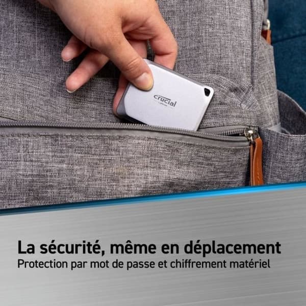 CRUCIAL- Bärbar extern SSD - X9 Pro - 2 TB - USB 3.0 - CT2000X9PROSSD9