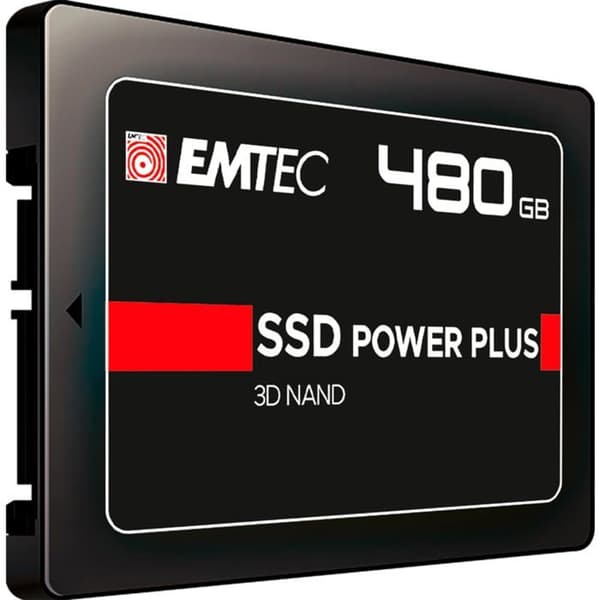 EMTEC Power Plus intern SSD-enhet - 480 GB - SATA 6 Gb/s - Stötsäker