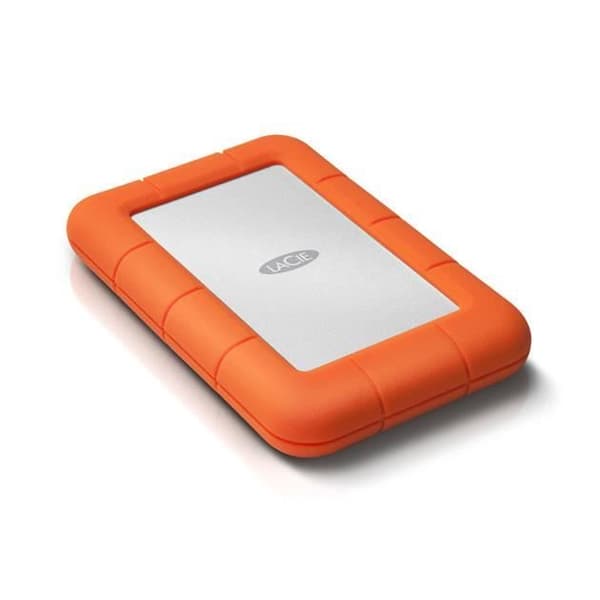 LaCie Rugged Mini extern hårddisk - 2TB - USB 3.0 - Drivs av USB-port - Orange