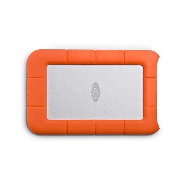 LaCie Rugged Mini extern hårddisk - 2TB - USB 3.0 - Drivs av USB-port - Orange