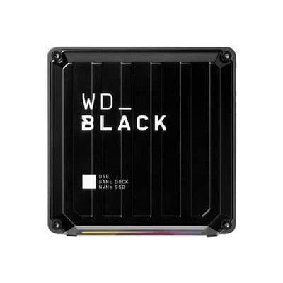 WD Black D50 1TB NVMe SSD Gaming Dock - Western Digital - Thunderbolt 3, Gigabit Ethernet, USB 3.2