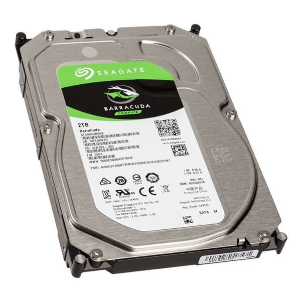 SEAGATE BarraCuda Compute intern hårddisk - 2 TB - SATA 6 Gb/s - 7200 rpm