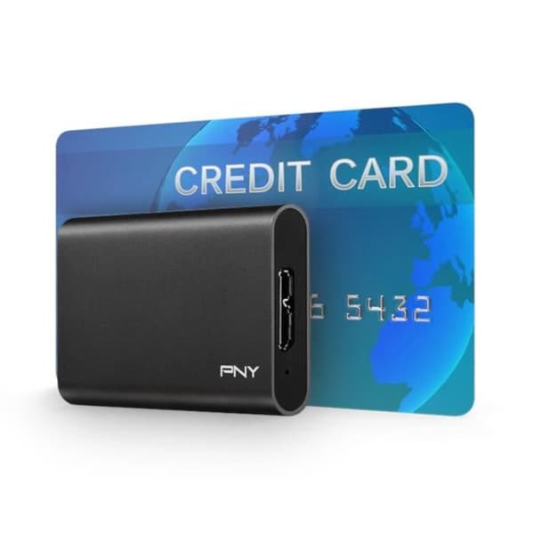 PNY - Extern Solid State Drive - Elite - 480 GB - USB 3.1 (PSD1CS1050-480-FFS)