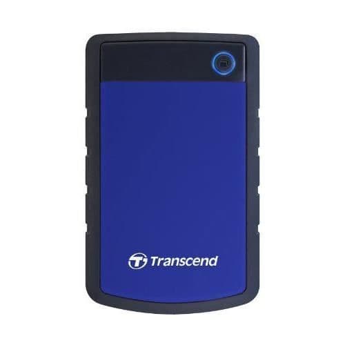 TRANSCEND TS2TSJ25H3B 2,5" 2000 GB USB bärbar hårddisk Svart, Blå - USB 3.0 - Stöttålig