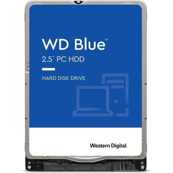 WD Blue™ - Intern hårddisk - 2TB - 5400 rpm - 2,5" (WD20SPZX)