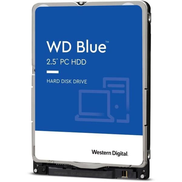 WD Blue™ - Intern hårddisk - 2TB - 5400 rpm - 2,5" (WD20SPZX)