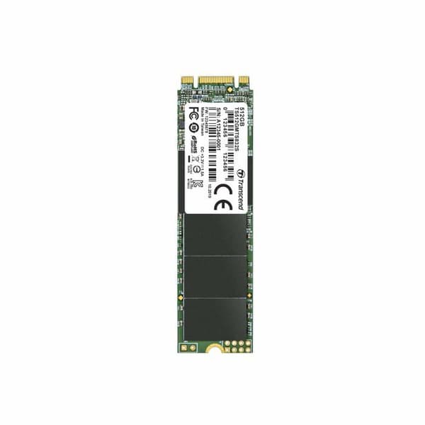 TRANSCEND Hård SSD 512GB - Enkel sida, M.2 2280 SSD, SATA B+M Key, TLC - För ultratunn notebook