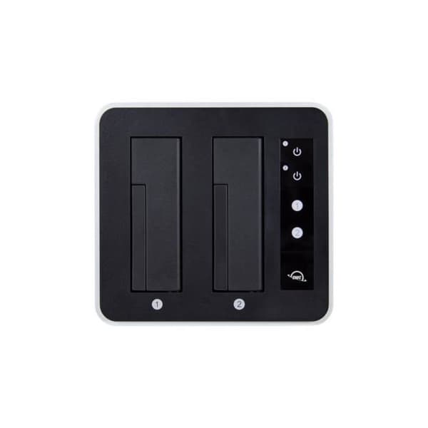 Double Dock USB-C - OWC - Drive Dock - USB-C - Svart - För hårddiskar 2,5" / 3,5"