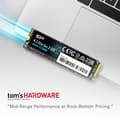 Miniatyrbild 4 av 5: Intern SSD - Silicon Power - P34A60 1To - NVMe PCIe Gen3x4 M.2 Läsning Skrivning 2200 1600 Mo/s
