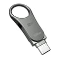 Miniatyrbild 1 av 3: SILICON POWER Mobile C80 USB-minne 128 GB USB 3.0 - USB typ C titanium