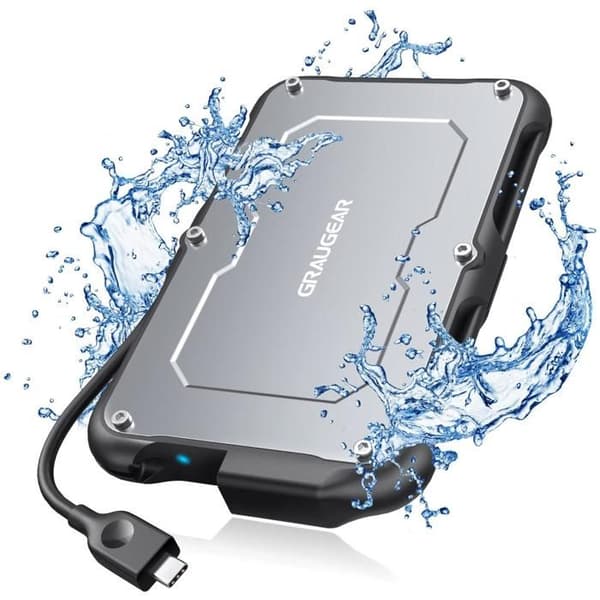 Graugear extern ssd-hårddisk - 18066 Svart, Stål