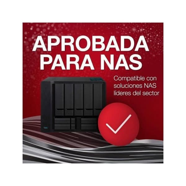 NAS HDD Intern hårddisk - SEAGATE - IronWolf 2 TB - 5900 RPM - 256 MB Cache