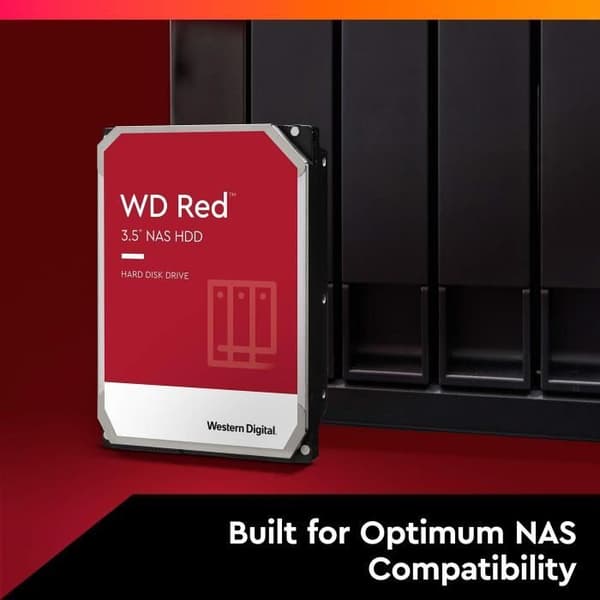 WD Red™ - NAS intern hårddisk - 4TB - 5400 rpm - 3,5" (WD40EFAX)
