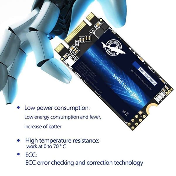 Tre färg dogfish ssd hårddisk - t6
