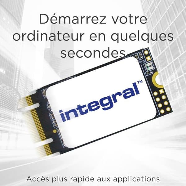 Inbyggd 128 GB M.2 SATA III 2242 intern SSD, upp till 480 Mp-s läsning 400 MB-s skrivning