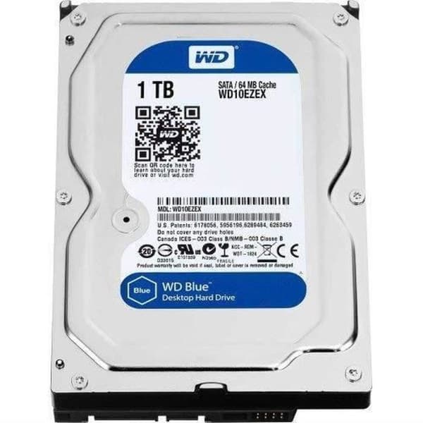 WESTERN DIGITAL Caviar Blue 1 TB intern hårddisk - SATA 6Gb/s - 7200 RPM