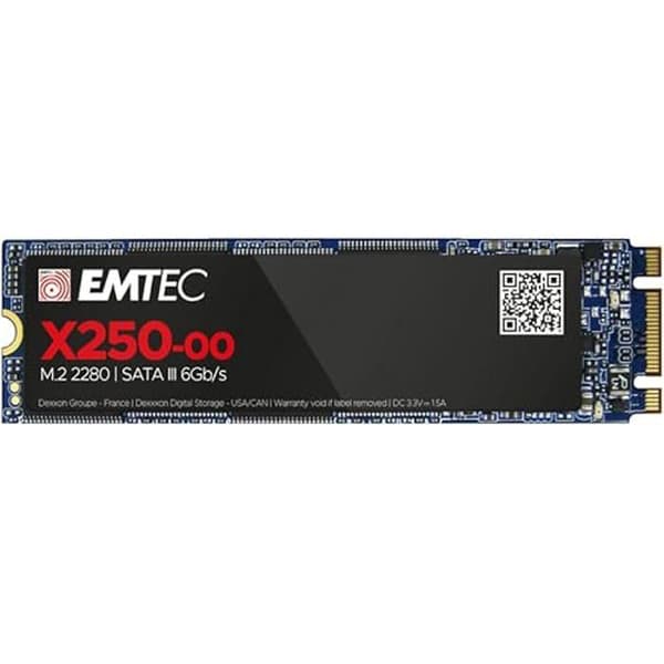 Intern SSD - EMTEC - X250 Power Plus - 2To - 3D NAND - Ultra-snabb