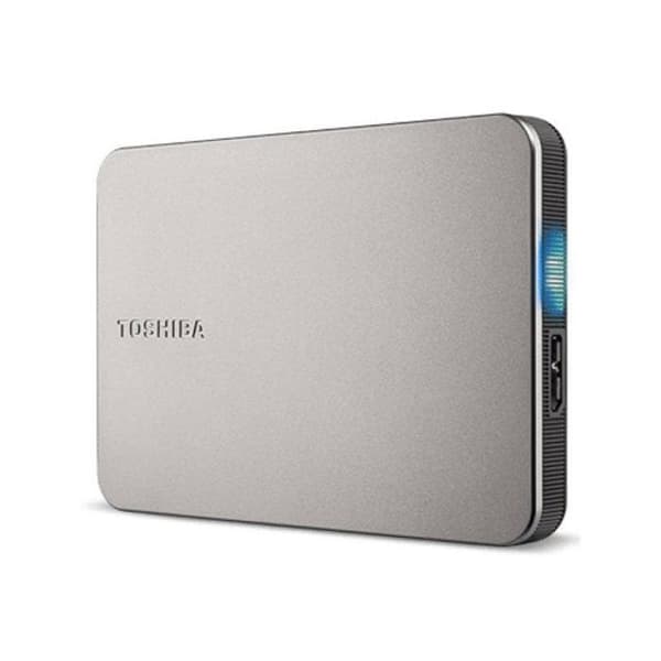 LAGRING, HDD, Externa HDD, Toshiba Canvio Flex Hdd Ext 2tb Varm Silver