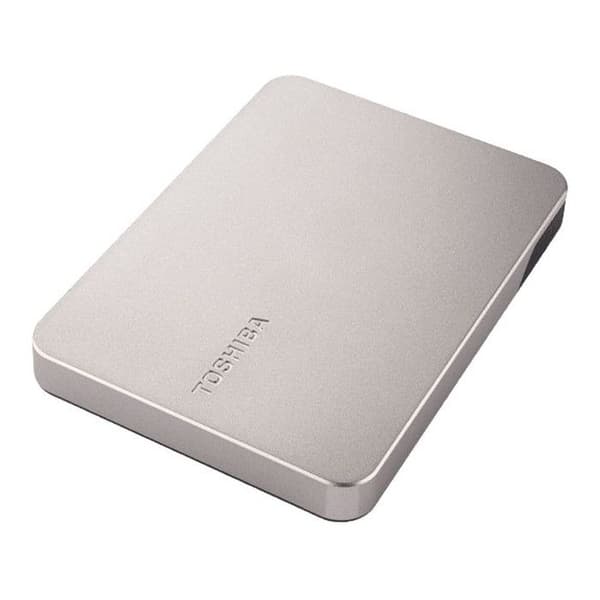 LAGRING, HDD, Externa HDD, Toshiba Canvio Flex Hdd Ext 2tb Varm Silver