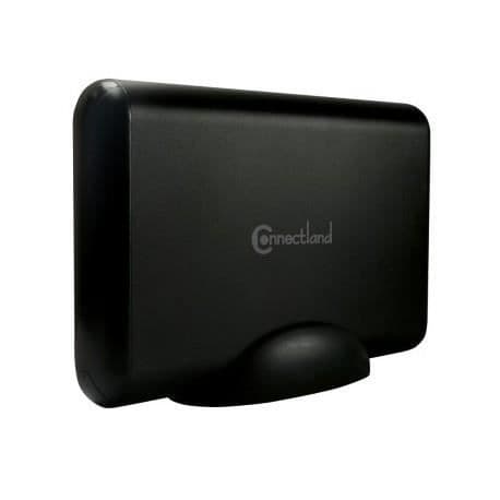 CONNECTLAND BLACK 3,5" USB-3.1 Externt hölje - BE-USB3.1-G2-