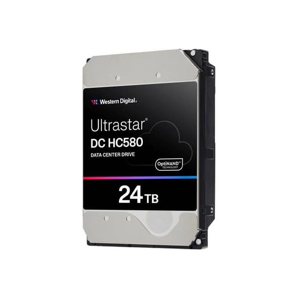 WD Ultrastar DC HC580 WUH722424AL5204 - hårddisk - datacenter - 24 To - SAS 12Gb/s