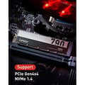 Miniatyrbild 3 av 4: SSD - LEXAR - NM790 - 2To - M.2 2280 PCIe Gen4x4 NVMe - 7400 Mo/s läsning, 6500 Mo/s skrivning