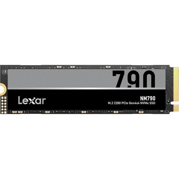 SSD - LEXAR - NM790 - 2To - M.2 2280 PCIe Gen4x4 NVMe - 7400 Mo/s läsning, 6500 Mo/s skrivning