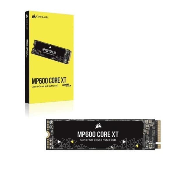 SSD-hårddisk - Corsair - MP600 CORE XT - 4 To - PCIe 4.0 - M.2 - QLC 3D NAND
