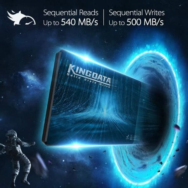 SSD-disk 2.5" - KINGDATA - 1To - SATA III 6Gb/s - Hög prestanda - 3 års garanti