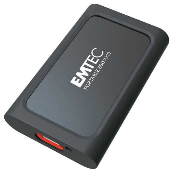 X210 Elite 128GB extern SSD-enhet - EMTEC - USB-C 3.2 Gen 2 - Stöttålig och antivibration