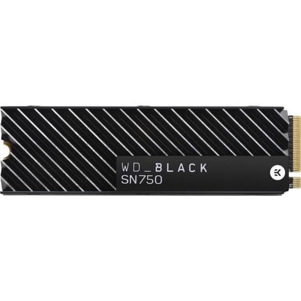 WD Black™- Intern Solid State Drive - SN750 - 500 GB - M.2 NVMe (WDS500G3XHC-00SJG0) med kylfläns