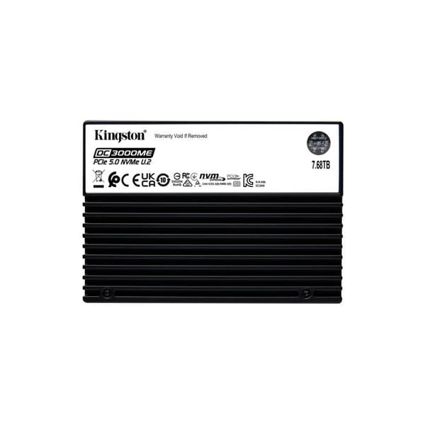 SSD - KINGSTON - DC3000ME - 7,68 To - PCIe 5.0 NVMe - AES 256 bit kryptering