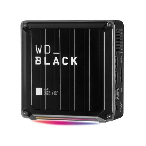 WD Black D50 Game Dock 2TB NVMe SSD WD Black D50 Game Dock 2TB Thunderbolt3 GB Ethernet USB3.2 NVMe SSD