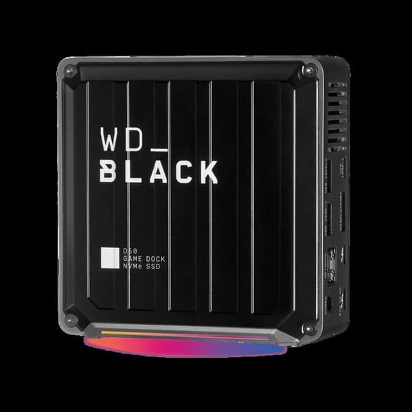 WD Black D50 Game Dock 2TB NVMe SSD WD Black D50 Game Dock 2TB Thunderbolt3 GB Ethernet USB3.2 NVMe SSD