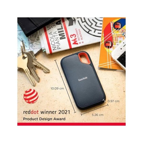 SSD Extern - SANDISK - Extreme PRO - 4To - USB4 - 3800 Mo/s läsning
