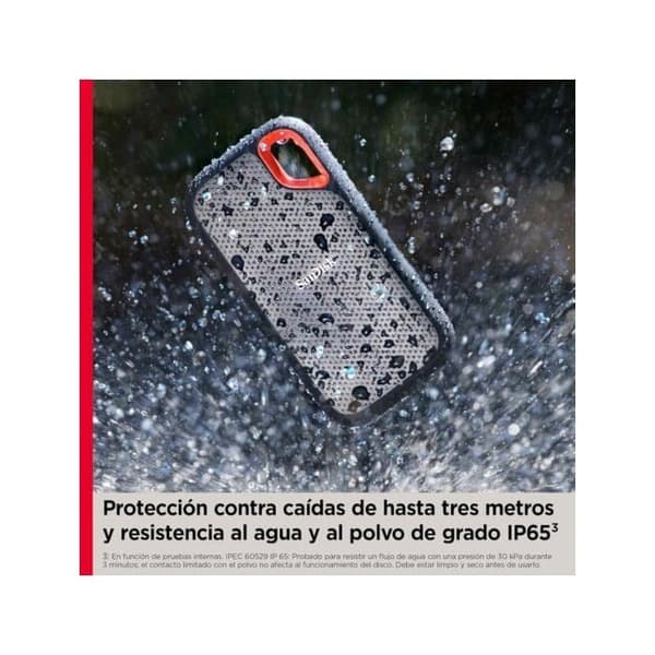 SSD Extern - SANDISK - Extreme PRO - 4To - USB4 - 3800 Mo/s läsning