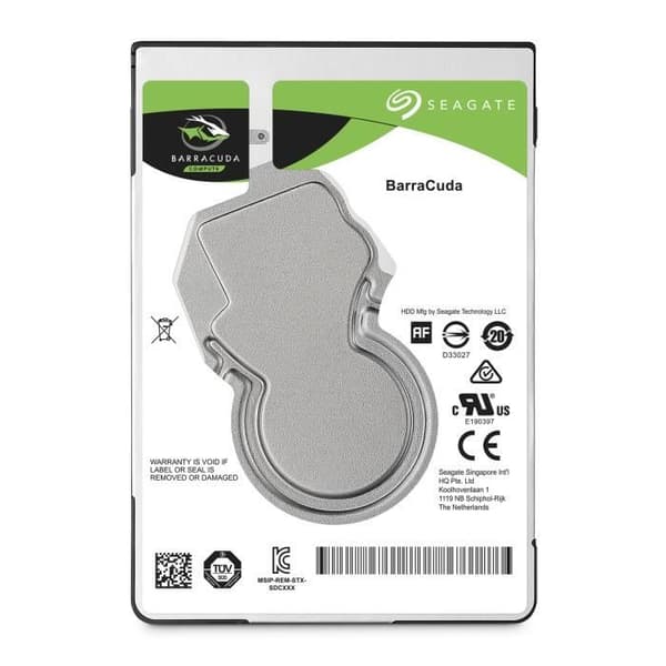 SEAGATE Barracuda ST4000LM024 intern hårddisk - 2,5" - 4000 GB - 5400 rpm - SATA III - 128 MB